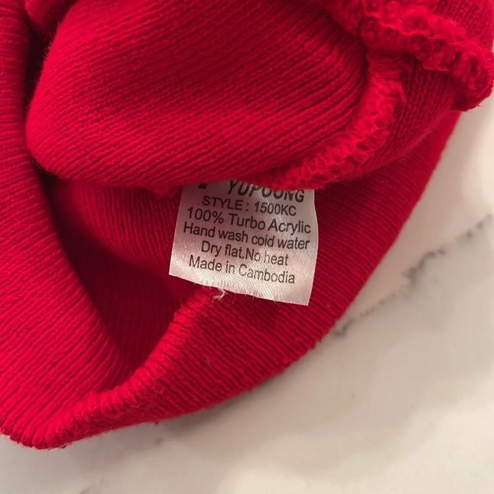 Gator baseball Red Mens Beanie